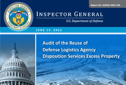 Audit of the Reuse of Defense Logistics Agency Disposition Services Excess Property